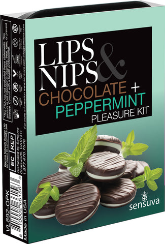 Lips and Nips Pleasure Kit Chocolate/peppermint Lips and Nips Pleasure Kit Chocolate/peppermint