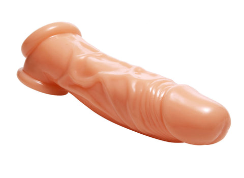 Realistic Flesh Penis Enhancer and Ball Stretcher Realistic Flesh Penis Enhancer and Ball Stretcher