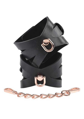 Brat Handcuffs - Black / Rose Gold Brat Handcuffs - Black / Rose Gold