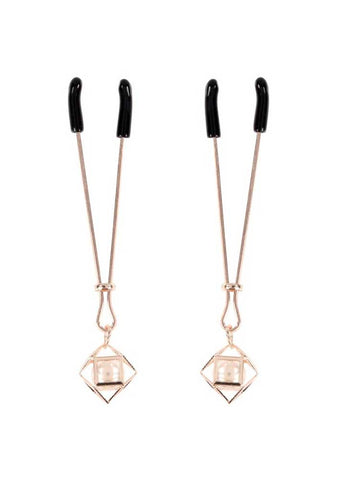 Brat Pearl Nipple Clips - Rose Gold Brat Pearl Nipple Clips - Rose Gold