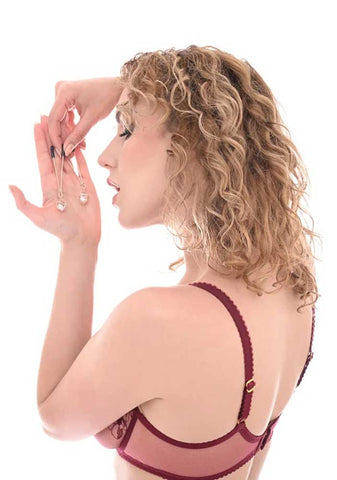 Brat Pearl Nipple Clips - Rose Gold Brat Pearl Nipple Clips - Rose Gold