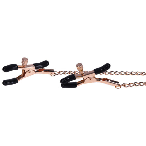 Brat Charmed Nipple Clamps - Rose Gold Brat Charmed Nipple Clamps - Rose Gold