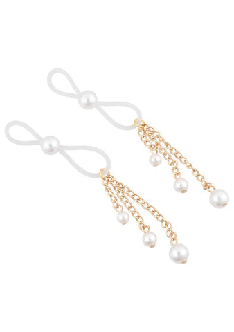 Pearl Nipple Ties - Gold/white Pearl Nipple Ties - Gold/white