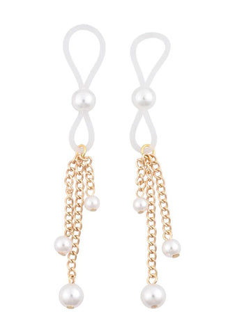 Pearl Nipple Ties - Gold/white Pearl Nipple Ties - Gold/white