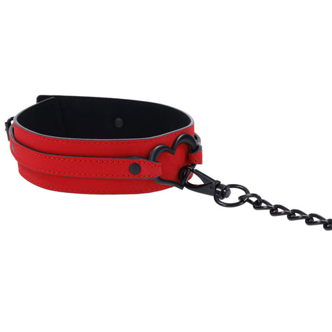 Amor Collar and Leash - Red Amor Collar and Leash - Red