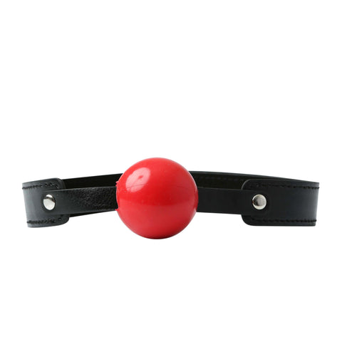 Sex and Mischief Solid Ball Gag - Red Sex and Mischief Solid Ball Gag - Red