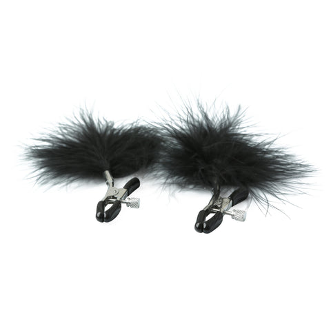 Sex and Mischief Feathered Nipple Clamps Sex and Mischief Feathered Nipple Clamps