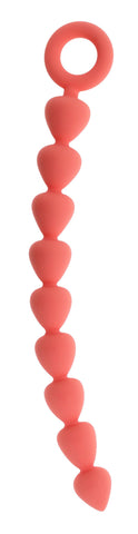 Peaches 'N Creame Silicone Anal Beads - Peach Peaches 'N Creame Silicone Anal Beads - Peach