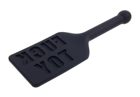 Edge Fuck Toy Silicone Paddle - Black Edge Fuck Toy Silicone Paddle - Black