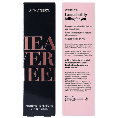 Simply Sexy Head Over Heels - Pheromone Perfume - .31oz | 9.2ml Simply Sexy Head Over Heels - Pheromone Perfume - .31oz | 9.2ml