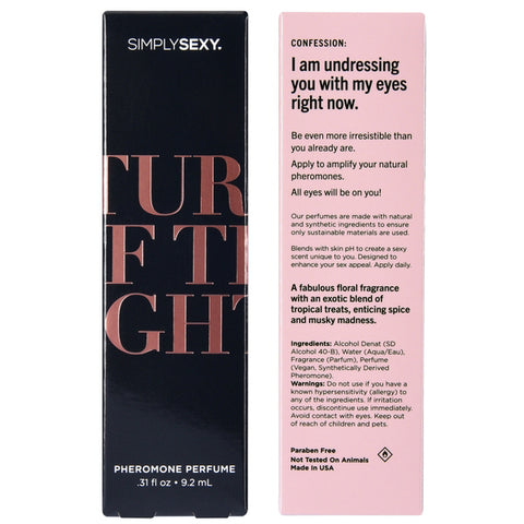Simply Sexy Turn Off the Lights - Pheromone Perfume - .31oz | 9.2ml Simply Sexy Turn Off the Lights - Pheromone Perfume - .31oz | 9.2ml