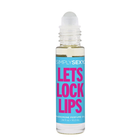 Simply Sexy Pheromone Perfume Oil Lets Lock Lips Roll on .34 Oz Simply Sexy Pheromone Perfume Oil Lets Lock Lips Roll on .34 Oz