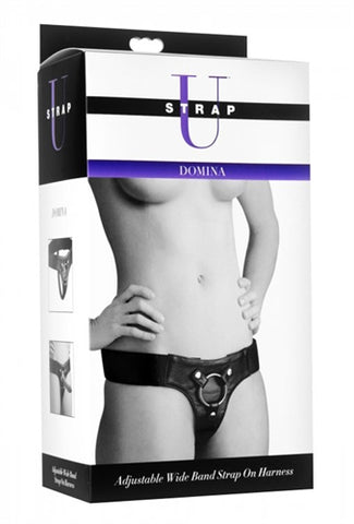 Domina Adjustable Wide Band Strap on Harness Domina Adjustable Wide Band Strap on Harness