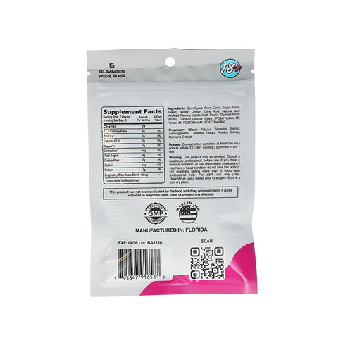 Boner Bear Gummy Female Display of 20 Boner Bear Gummy Female Display of 20