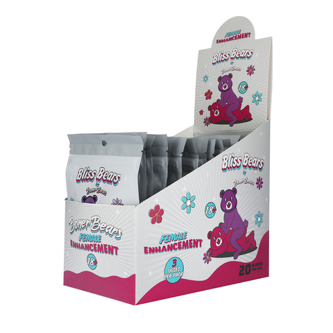 Boner Bear Gummy Female Display of 20 Boner Bear Gummy Female Display of 20