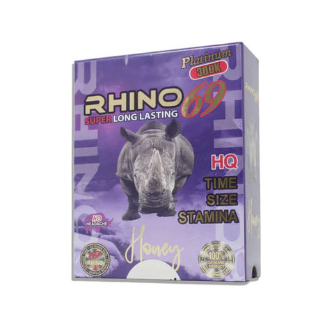 Rhino 69 Blueberry Honey 12ct 1 Display Rhino 69 Blueberry Honey 12ct 1 Display