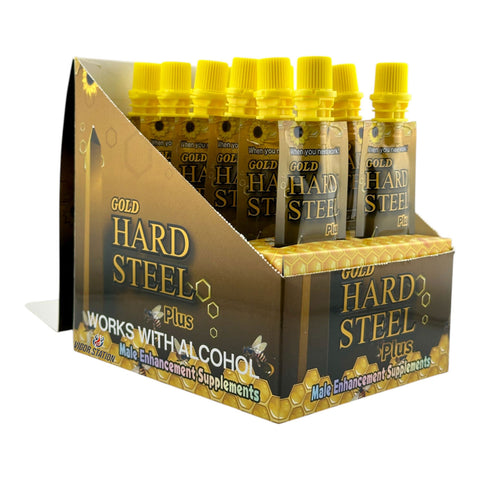 Gold Hard Steel Plus Honey 15ct Display Gold Hard Steel Plus Honey 15ct Display