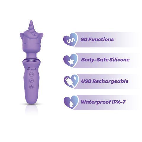 Dreamii Wand Powerful Unicorn Wand - Lilac Whirl Dreamii Wand Powerful Unicorn Wand - Lilac Whirl
