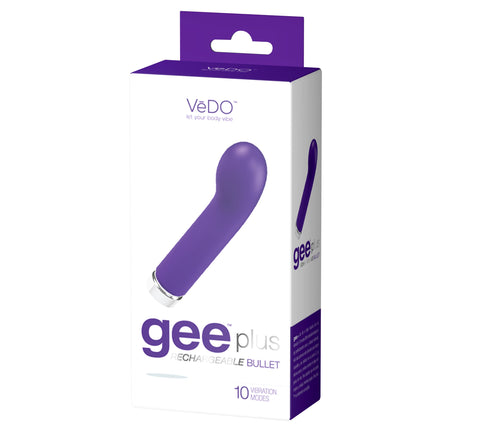 Gee Plus Rechargeable Mini Vibe - Into You Indigo Gee Plus Rechargeable Mini Vibe - Into You Indigo