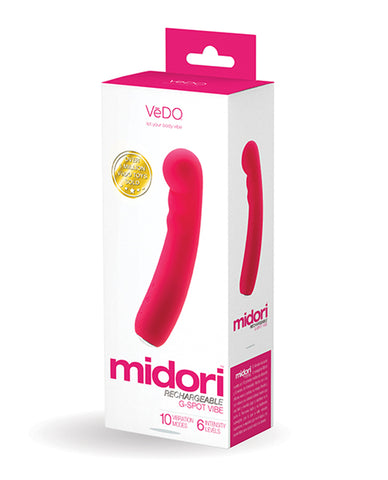Midori Rechargeable G-Spot Vibe - Foxy Pink Midori Rechargeable G-Spot Vibe - Foxy Pink