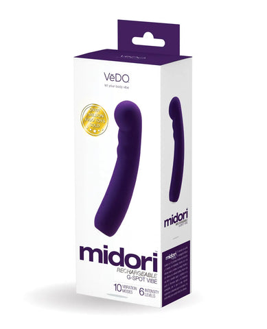 Midori Rechargeable G-Spot Vibe - Deep Purple Midori Rechargeable G-Spot Vibe - Deep Purple