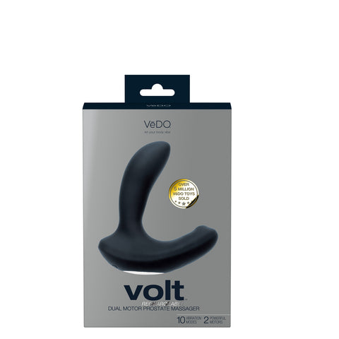 Volt Rechargeable Prostate Vibe - Black Volt Rechargeable Prostate Vibe - Black