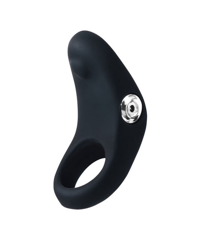 Rev Rechargeable Vibrating C-Ring - Black Rev Rechargeable Vibrating C-Ring - Black
