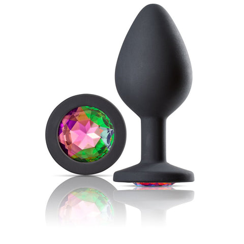 Cloud 9 Novelties Gems Jeweled Silicone Anal Plug  - Medium Cloud 9 Novelties Gems Jeweled Silicone Anal Plug  - Medium