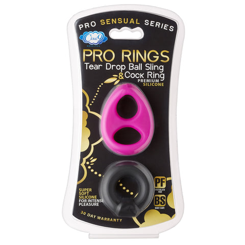 Pro Sensual Silicone Tear Drop Ring / Donut Sling Pro Sensual Silicone Tear Drop Ring / Donut Sling