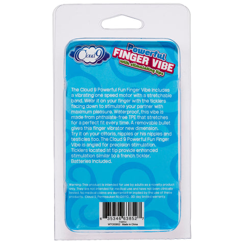 Finger Vibe W/stimulating Tips Purple Finger Vibe W/stimulating Tips Purple