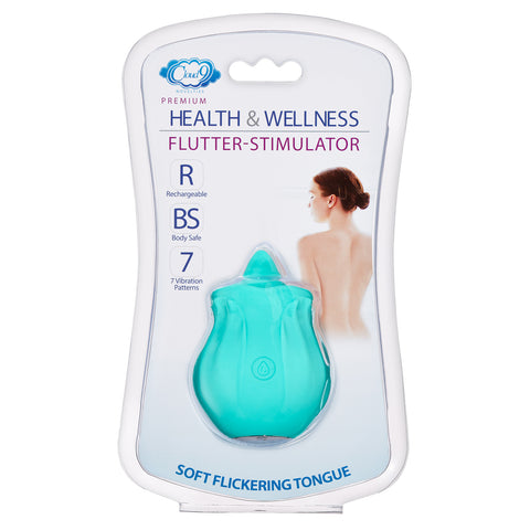 Health and Wellness Flutter Oral Tongue Stimulator Teal Health and Wellness Flutter Oral Tongue Stimulator Teal