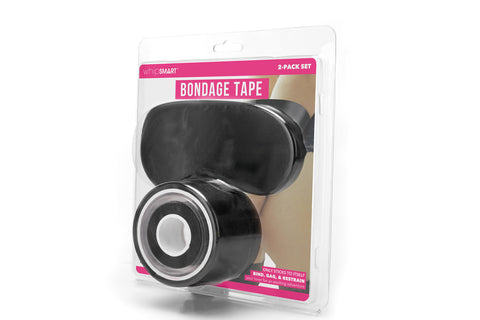 Whipsmart 100ft Bondage Tape Black Whipsmart 100ft Bondage Tape Black