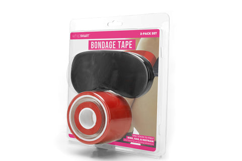 Whipsmart 100ft Bondage Tape Red Whipsmart 100ft Bondage Tape Red
