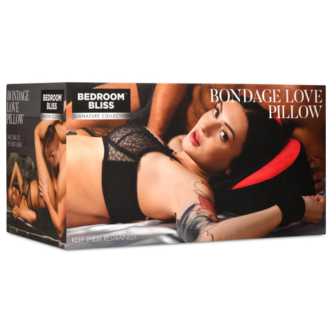 Bondage Love Pillow - Black/red Bondage Love Pillow - Black/red