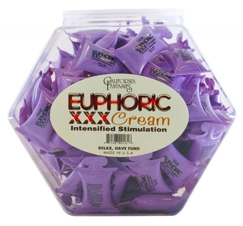 Euphorix XXX Cream - 72 Piece Fishbowl - 10 ml Pillows Euphorix XXX Cream - 72 Piece Fishbowl - 10 ml Pillows