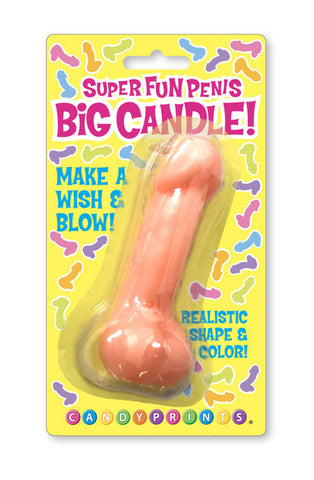 Super Fun Big Penis Candle - Pink Super Fun Big Penis Candle - Pink