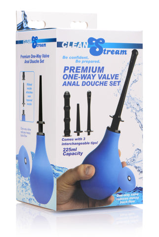 Premium One- Way Valve Anal Douche Set Premium One- Way Valve Anal Douche Set