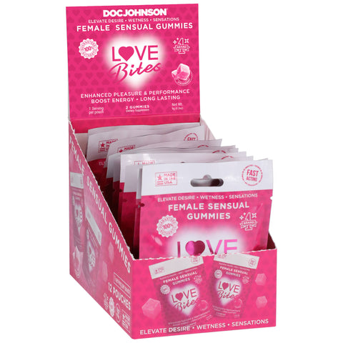Love Bites - Female Sensual Gummies - 12 Pack Love Bites - Female Sensual Gummies - 12 Pack