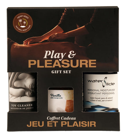 Hemp Seed by Night Play and Pleasure Gift Set - Vanilla Hemp Seed by Night Play and Pleasure Gift Set - Vanilla