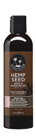 Hemp Seed Massage and Body Oil - Skinny Dip - 8 Fl. Oz./ 237ml Hemp Seed Massage and Body Oil - Skinny Dip - 8 Fl. Oz./ 237ml