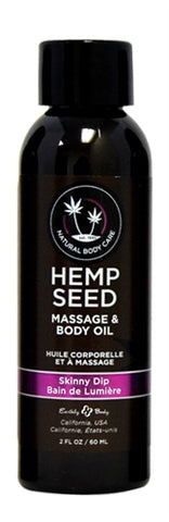 Hemp Seed Massage and Body Oil - Skinny Dip - 2 Fl. Oz/ 60ml Hemp Seed Massage and Body Oil - Skinny Dip - 2 Fl. Oz/ 60ml