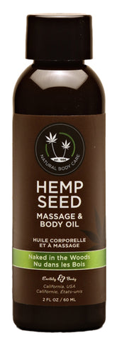 Hemp Seed Massage and Body Oil - Naked in the Woods - 2 Fl. Oz/ 60ml Hemp Seed Massage and Body Oil - Naked in the Woods - 2 Fl. Oz/ 60ml