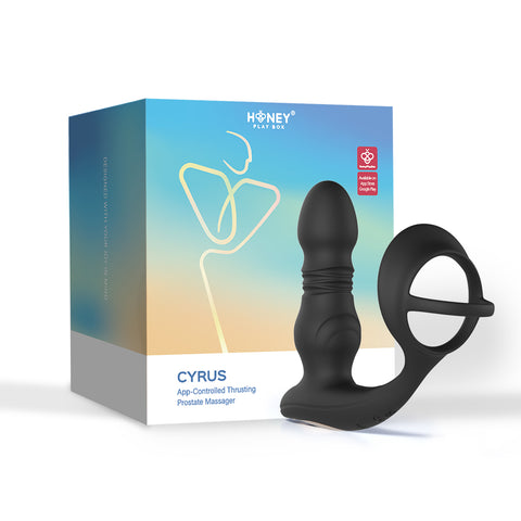 Cyrus - App Control Thrusting Prostate Massager  - Black Cyrus - App Control Thrusting Prostate Massager  - Black