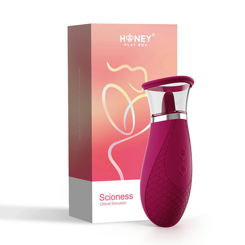 Scioness - Sucking and Licking Clitoral Stimulator - Wine Purple Scioness - Sucking and Licking Clitoral Stimulator - Wine Purple