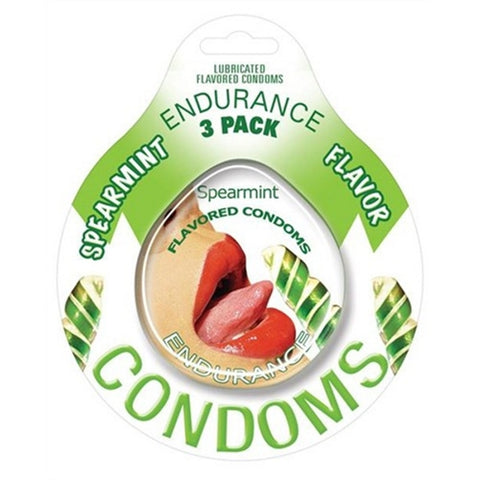 Endurance Condoms - Spearmint - 3 Pack Endurance Condoms - Spearmint - 3 Pack