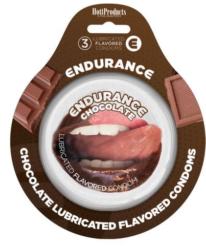 Endurance Condoms - Chocolate -3 Pack Endurance Condoms - Chocolate -3 Pack
