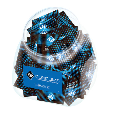 ID Extra Thin Condom Jar - 144 Pieces ID Extra Thin Condom Jar - 144 Pieces