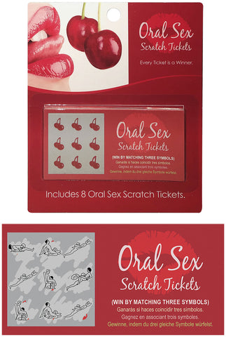 Oral Sex Scratch Tickets Oral Sex Scratch Tickets