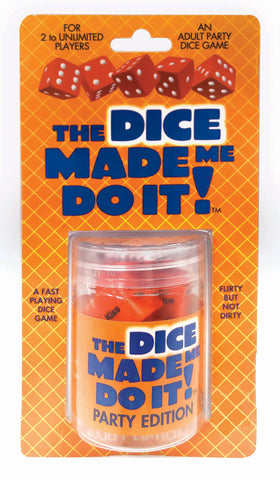 The Dice Made Me Do It - Party Edition The Dice Made Me Do It - Party Edition