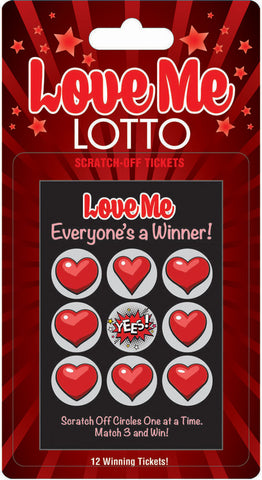 Love Me Lotto 12 Winning Tickets! Love Me Lotto 12 Winning Tickets!